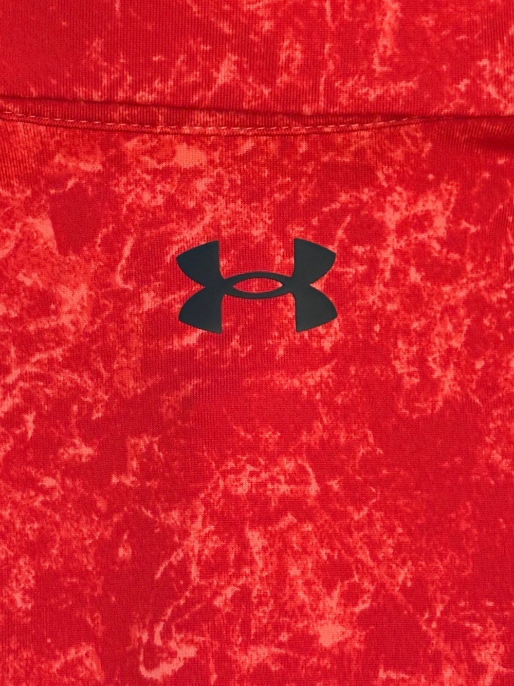 NWT Under Armour Golf Playoff Polo Shirt 2.0 Printed Medium Atomic Red NEW $70 - Picture 7 of 11